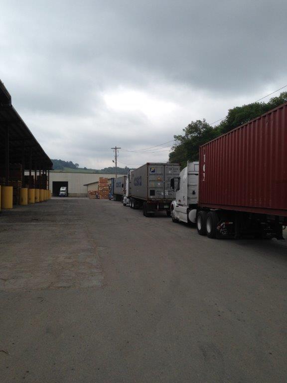 Smyrna containers waiting