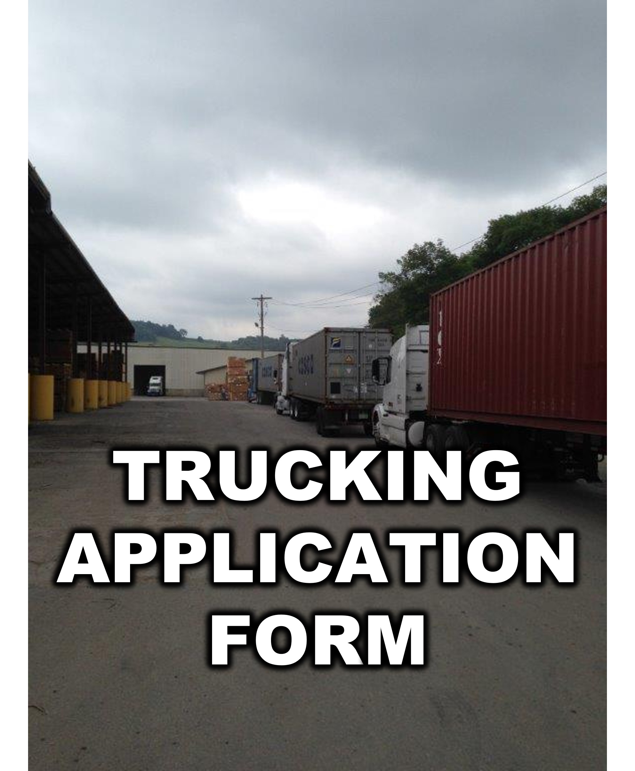 trucking application form